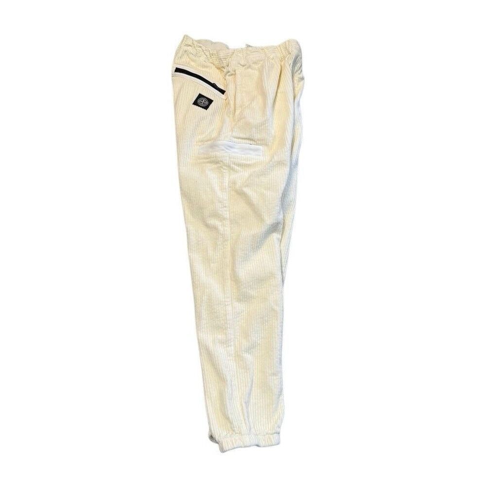 STONE ISLAND Mens Corduroy Jogger Pants Size 29 Very Rare Inseam 28”